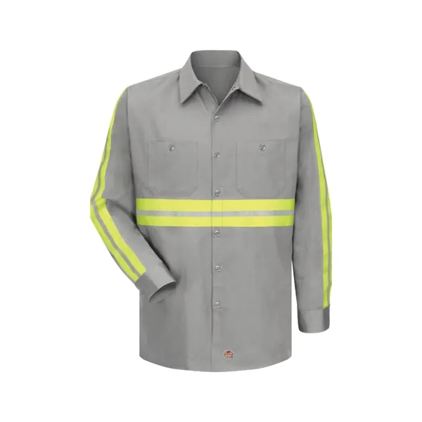 Red Kap Wrinkle-Resistant Long Sleeve Cotton Work Shirt... from ASI 86018 Scrub Authority / Uniform Stores