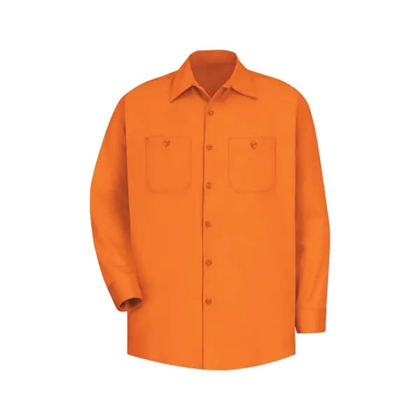 Red Kap Wrinkle-Resistant Long Sleeve Cotton Work Shirt... from ASI 86018 Scrub Authority / Uniform Stores