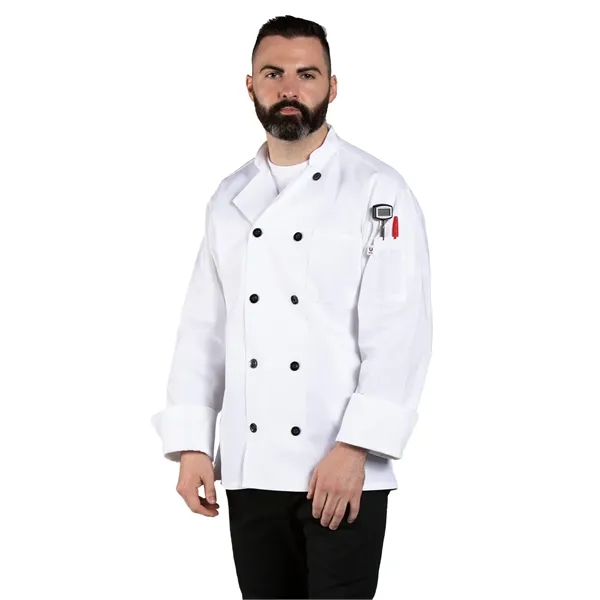 Uncommon Threads Unisex Moroccan Chef Coat - Colors.... from ASI 86018 Scrub Authority / Uniform Stores