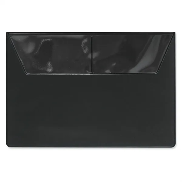 Auto owner's manual holder made of vinyl with two business card... from ASI 54040 Fey Promo