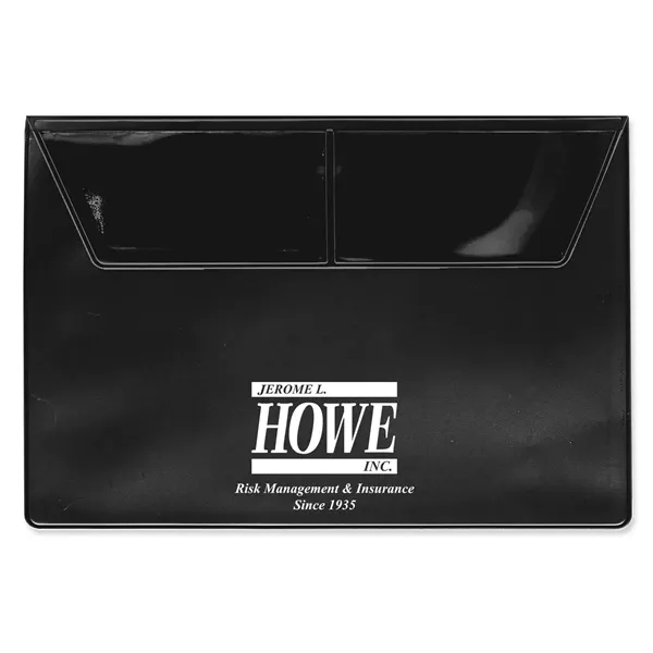 Auto owner's manual holder made of vinyl with two business card... from ASI 54040 Fey Promo
