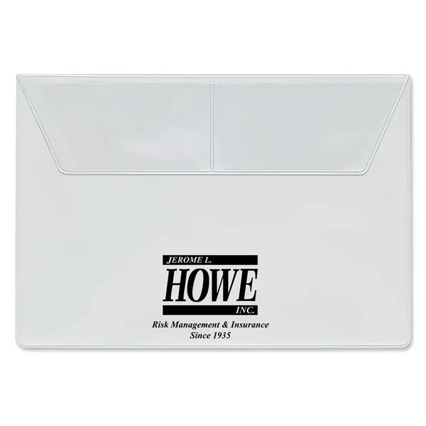 Auto owner's manual holder made of vinyl with two business card... from ASI 54040 Fey Promo