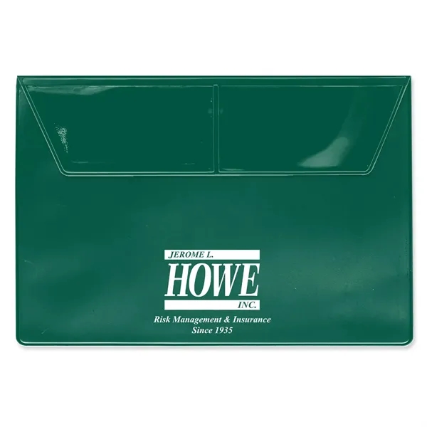 Auto owner's manual holder made of vinyl with two business card... from ASI 54040 Fey Promo