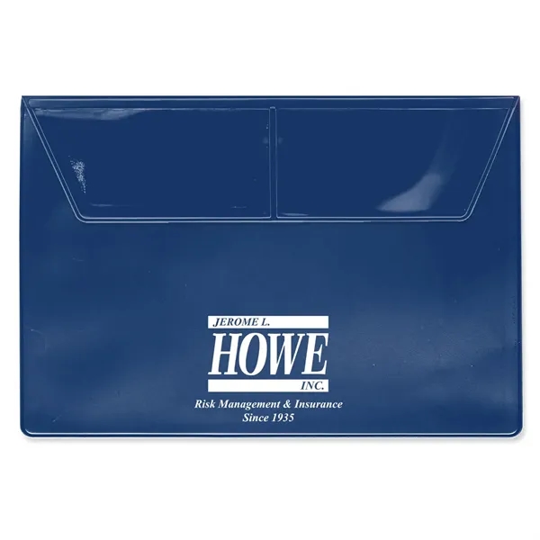 Auto owner's manual holder made of vinyl with two business card... from ASI 54040 Fey Promo