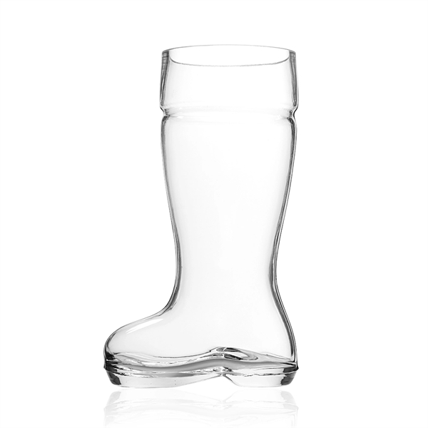 44 oz. boot shaped beer glass; measures 10"H x 4"W x... from ASI 39552 BEL Promo
