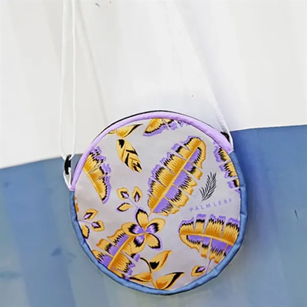 USA made crossbody bag with full color front and back, adjustable... from ASI 67557 LimeLight Ent