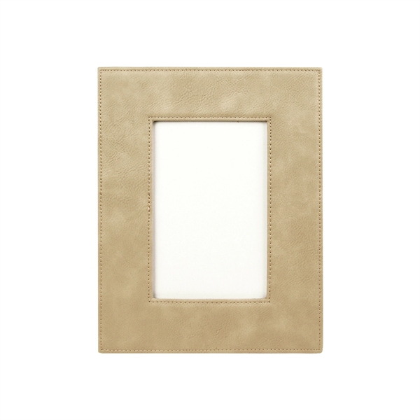 6 3/4" x 8 3/4" x 3/8" light brown leatherette photo... from ASI 74601 Calico