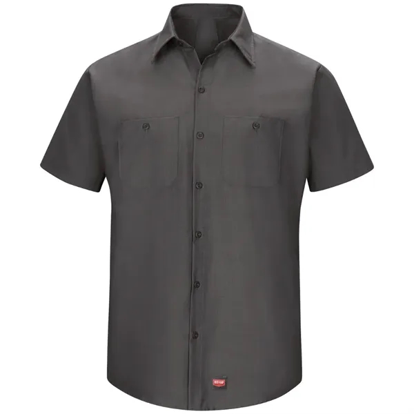 Red Kap Men's Short Sleeve Work Shirt With Mimix... from ASI 86018 Scrub Authority / Uniform Stores