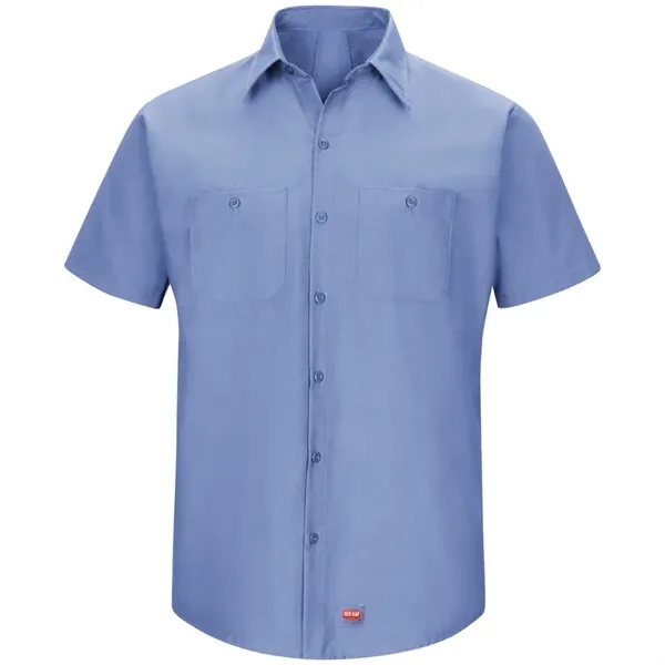 Red Kap Men's Short Sleeve Work Shirt With Mimix... from ASI 86018 Scrub Authority / Uniform Stores