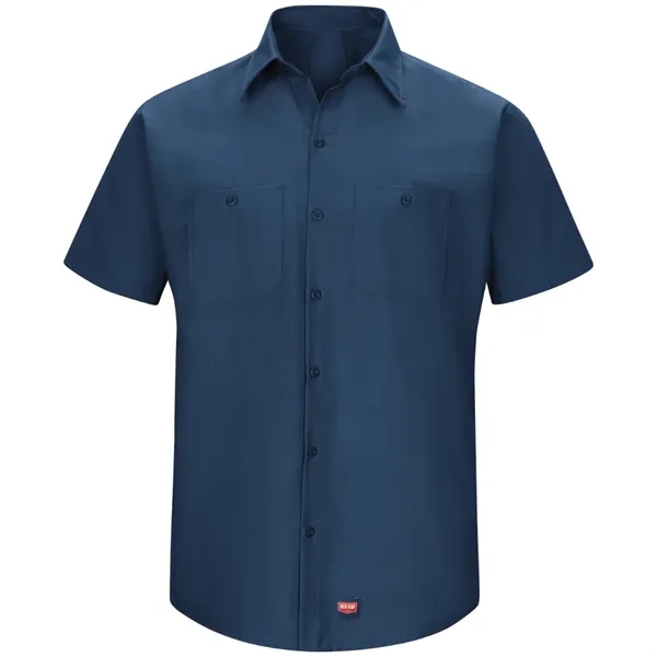 Red Kap Men's Short Sleeve Work Shirt With Mimix... from ASI 86018 Scrub Authority / Uniform Stores