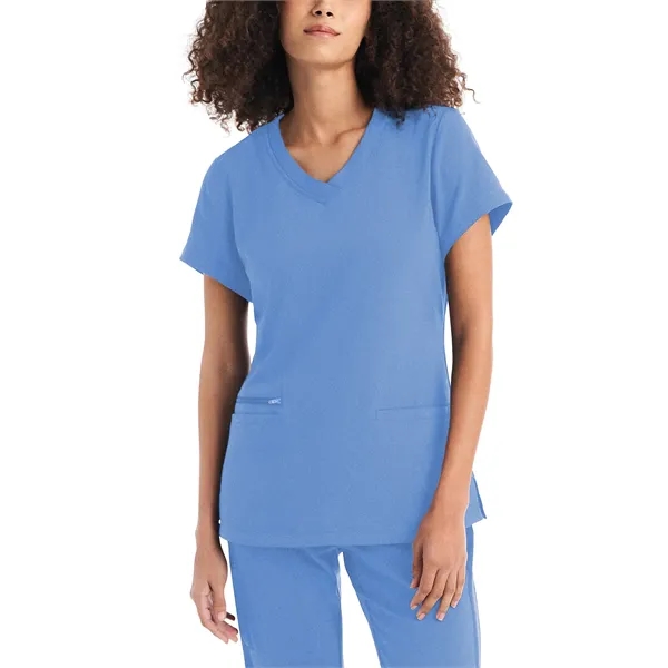 White Cross - CRFT - Women's 3-Pocket V-Neck Top... from ASI 86018 Scrub Authority