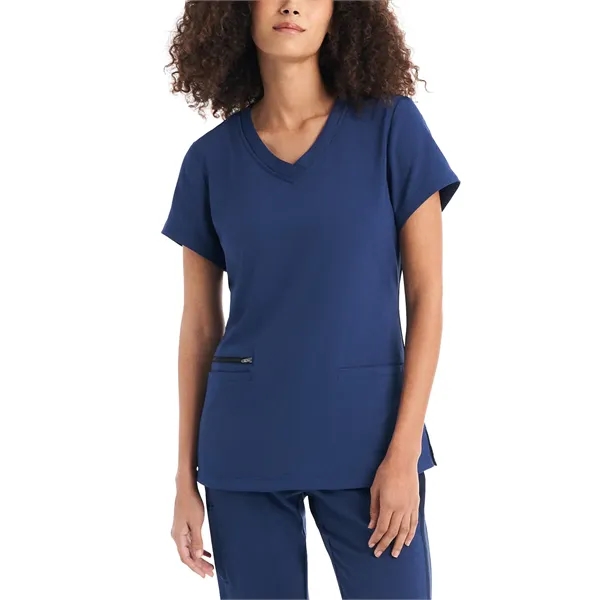White Cross - CRFT - Women's 3-Pocket V-Neck Top... from ASI 86018 Scrub Authority