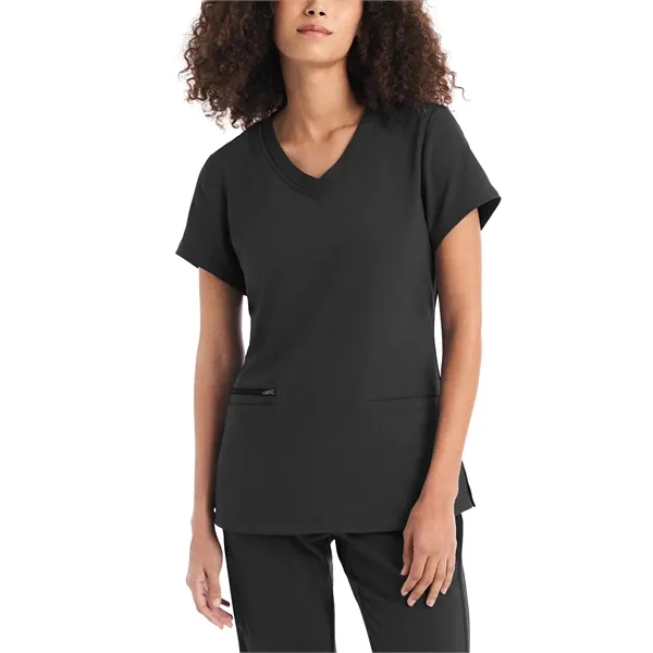 White Cross - CRFT - Women's 3-Pocket V-Neck Top... from ASI 86018 Scrub Authority