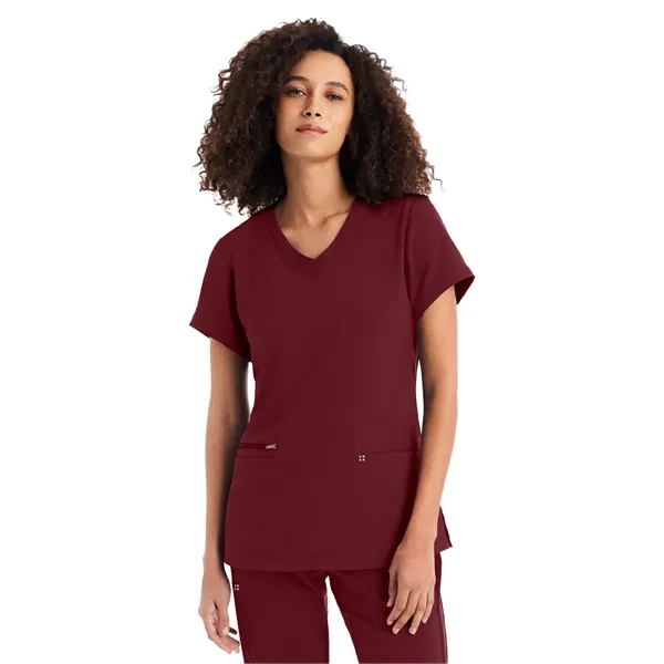 White Cross - CRFT - Women's 3-Pocket V-Neck Top... from ASI 86018 Scrub Authority