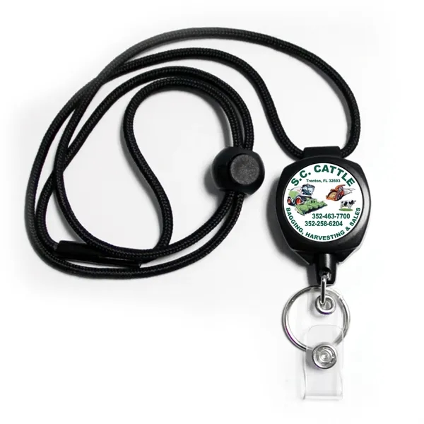 Sidekick features a metal carabiner, vinyl strap for I.D. badges and... from ASI 64635 KEY-BAK Promotional Products