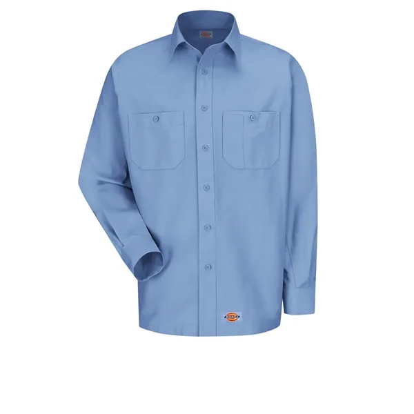 Dickies Shirts - Men's Long Sleeve Black Canvas Workshirt... from ASI 86018 Scrub Authority