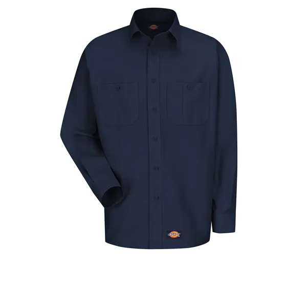 Dickies Shirts - Men's Long Sleeve Black Canvas Workshirt... from ASI 86018 Scrub Authority