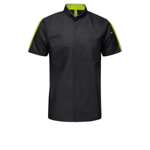 Red Kap Shirts - Men's Short Sleeve Two Tone Pro+ Work... from ASI 86018 Scrub Authority / Uniform Stores