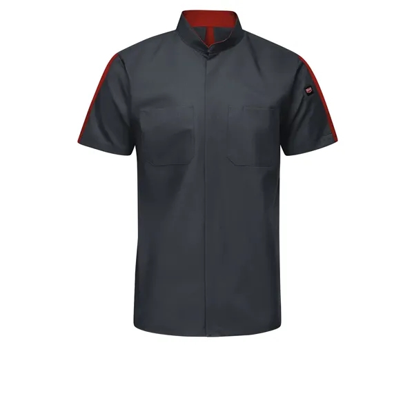 Red Kap Shirts - Men's Short Sleeve Two Tone Pro+ Work... from ASI 86018 Scrub Authority / Uniform Stores