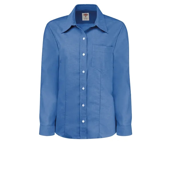 Dickies Shirts - Women's Long-Sleeve Stretch Oxford... from ASI 86018 Scrub Authority