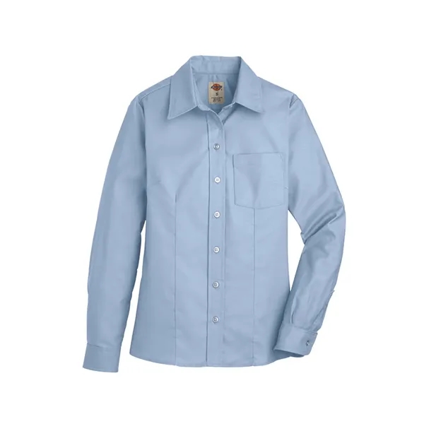 Dickies Shirts - Women's Long-Sleeve Stretch Oxford... from ASI 86018 Scrub Authority