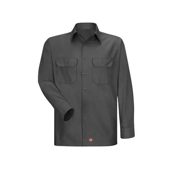 Red Kap Shirts - Men's Long Sleeve Solid Rip Stop... from ASI 86018 Scrub Authority / Uniform Stores