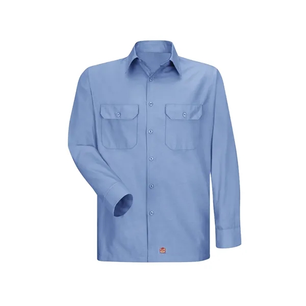 Red Kap Shirts - Men's Long Sleeve Solid Rip Stop... from ASI 86018 Scrub Authority / Uniform Stores