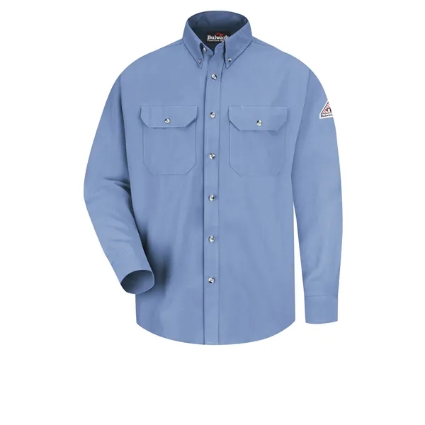 Bulwark - Dress Uniform Shirt - 7 Oz Grey... from ASI 86018 Scrub Authority