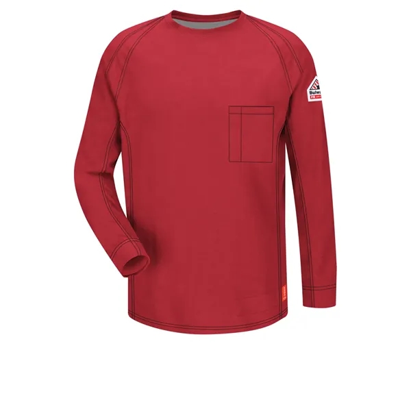 Bulwark - iQ Series Shirt - Men's Long Sleeve T-Shirt... from ASI 86018 Scrub Authority / Uniform Stores