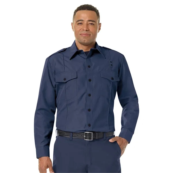 Workrite Shirts - Men's Classic Long Sleeve Fire Chief... from ASI 86018 Scrub Authority