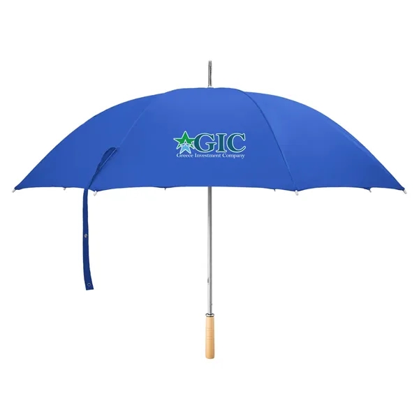Golf umbrella with metal shaft and wood handle.... from ASI 61125 Hit Promotional Products / Hit®