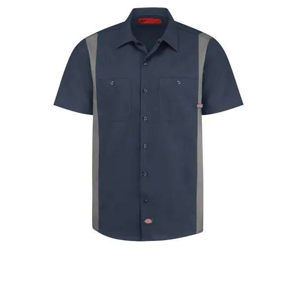 Dickies Men's Industrial Color Block Short-Sleeve Shirt... from ASI 86018 Scrub Authority