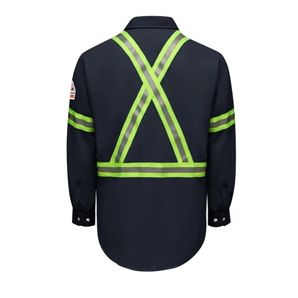 Bulwark Shirts - Men's Tecasafe W/Striping... from ASI 86018 Scrub Authority / Uniform Stores