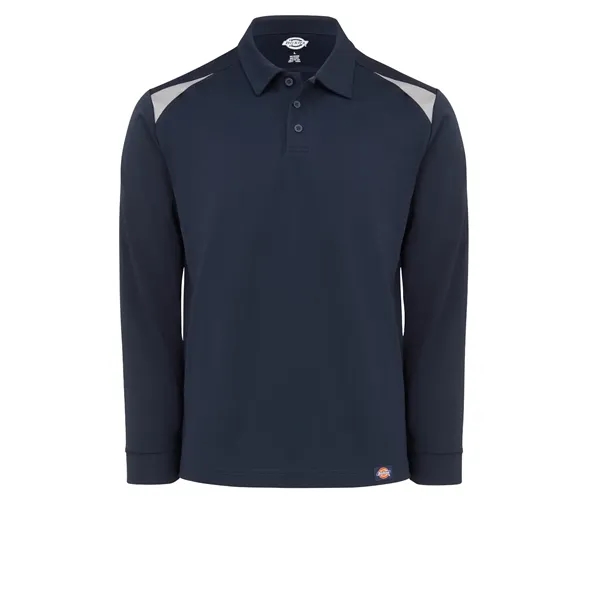 Dickies Shirts - Men's Team Performance Long-Sleeve Polo... from ASI 86018 Scrub Authority / Uniform Stores