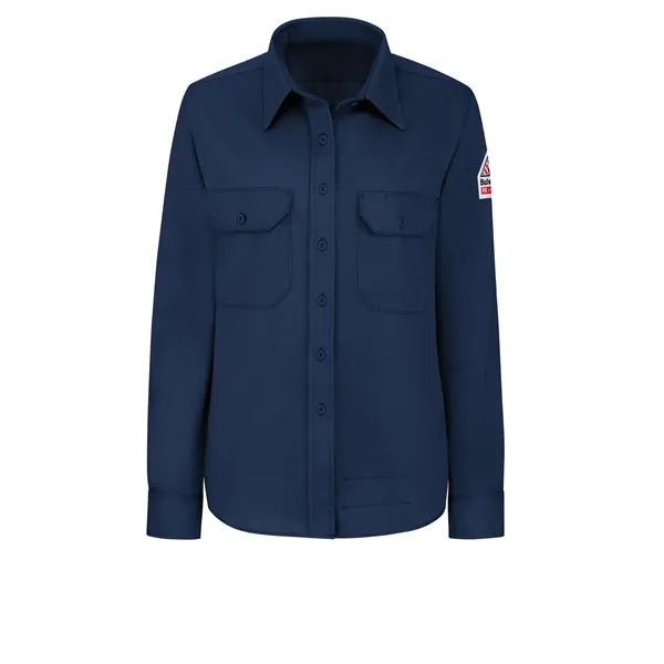 Bulwark - Dress Uniform Shirt - Women's Long Sleeve Khaki... from ASI 86018 Scrub Authority