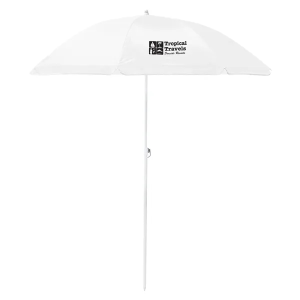 70" beach umbrella with manual open/close mechanism.... from ASI 61125 Hit Promotional Products / Hit®