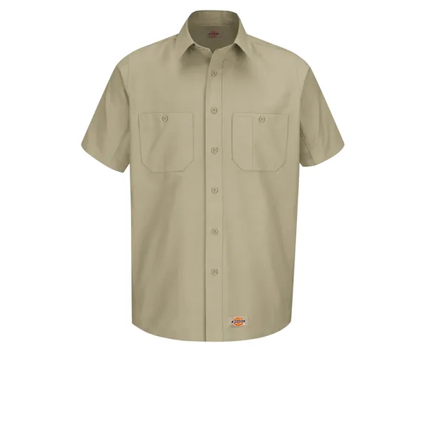 Dickies Shirts - Men's Canvas Short-Sleeve Work... from ASI 86018 Scrub Authority / Uniform Stores