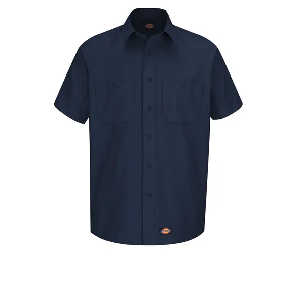 Dickies Shirts - Men's Canvas Short-Sleeve Work... from ASI 86018 Scrub Authority / Uniform Stores