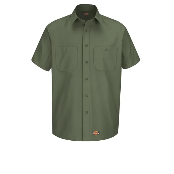 Dickies Shirts - Men's Canvas Short-Sleeve Work... from ASI 86018 Scrub Authority / Uniform Stores