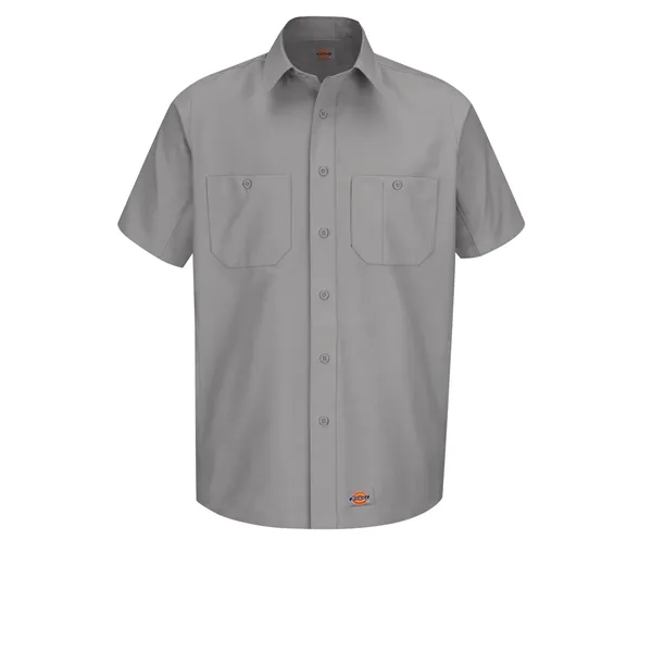 Dickies Shirts - Men's Canvas Short-Sleeve Work... from ASI 86018 Scrub Authority / Uniform Stores