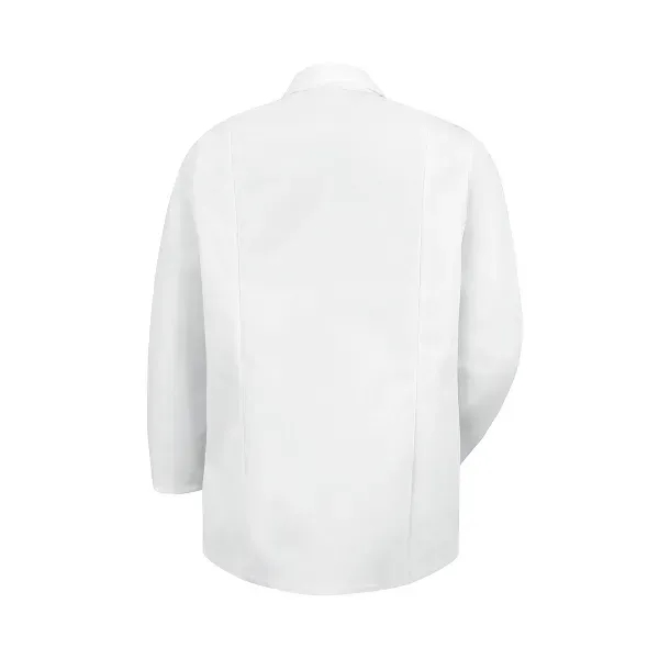 Red Kap Women's Four Button 30" Lapel Counter Coat... from ASI 86018 Scrub Authority / Uniform Stores