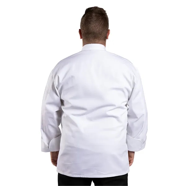 Uncommon Threads Unisex Soho Chef Coat - White... from ASI 86018 Scrub Authority / Uniform Stores