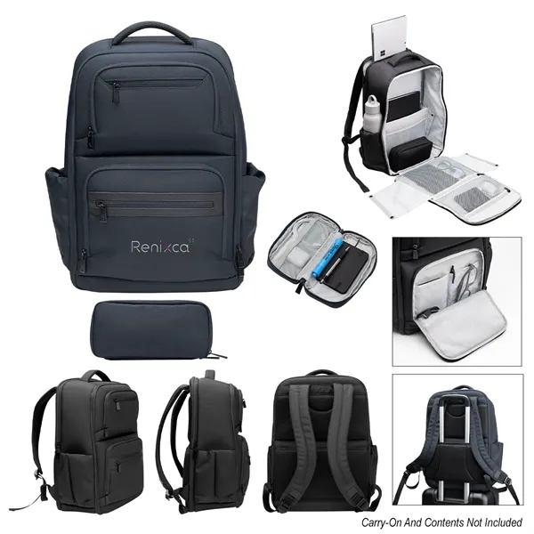 Cutter & Buck® Travel Collection Deluxe Laptop Backpack... from ASI 61125 Hit Promotional Products / Hit®
