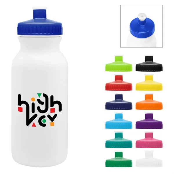 20 oz. bike bottle with screw-on, spill-resistant push pull lid.... from ASI 61125 Hit Promotional Products / Hit®