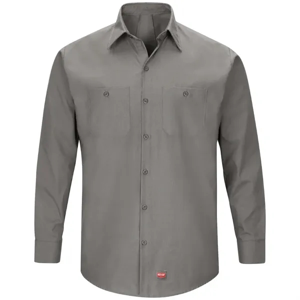 Red Kap Men's Long Sleeve Work Shirt With Mimix... from ASI 86018 Scrub Authority / Uniform Stores