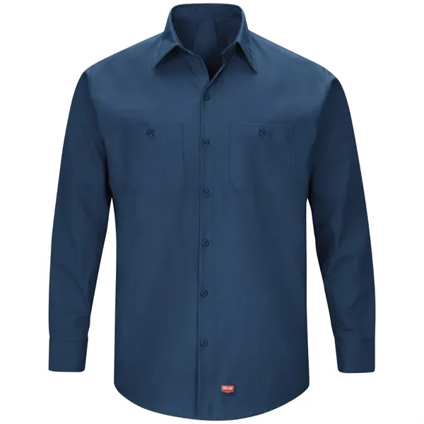 Red Kap Men's Long Sleeve Work Shirt With Mimix... from ASI 86018 Scrub Authority / Uniform Stores