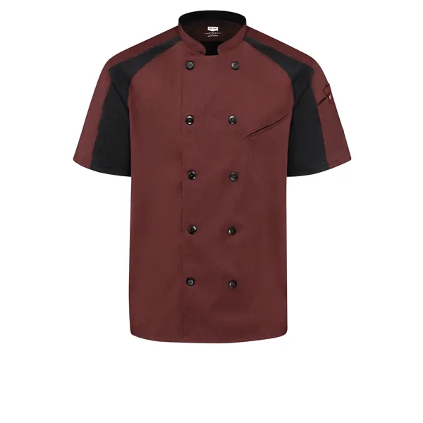 Red Kap Culinary - Men's Airflow Raglan Chef Coat with Oi...... from ASI 86018 Scrub Authority / Uniform Stores