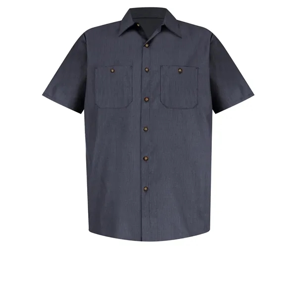 Red Kap Industrial Solid Short Sleeve Work Shirt... from ASI 86018 Scrub Authority / Uniform Stores
