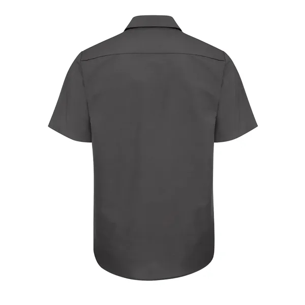 Red Kap Industrial Solid Short Sleeve Work Shirt... from ASI 86018 Scrub Authority / Uniform Stores