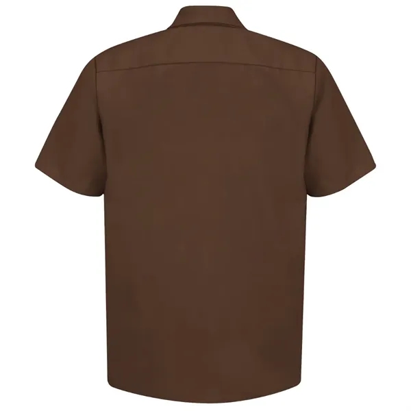 Red Kap Industrial Solid Short Sleeve Work Shirt... from ASI 86018 Scrub Authority / Uniform Stores